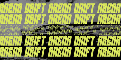 Burst Speed Font Poster 2