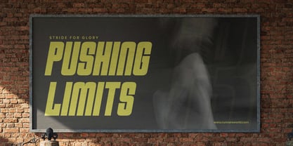 Burst Speed Font Poster 7