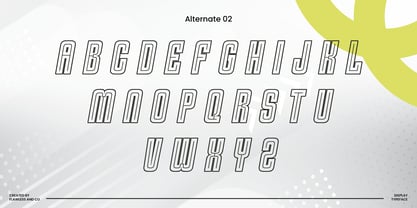 Burst Speed Font Poster 10