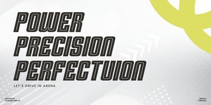 Burst Speed Font Poster 5