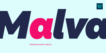 Malva Font Poster 1