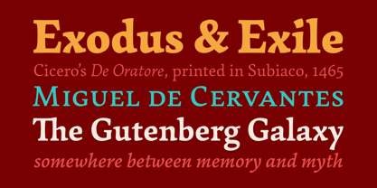 Garibaldi Font Poster 3