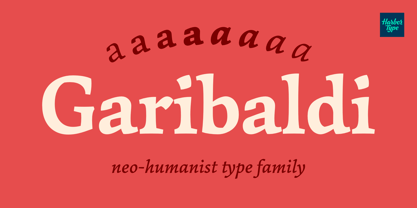 Garibaldi Font Poster 1
