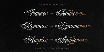 Manciety Font Poster 4