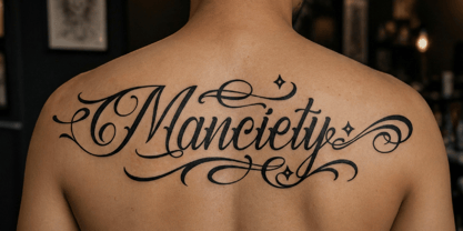 Manciety Font Poster 8