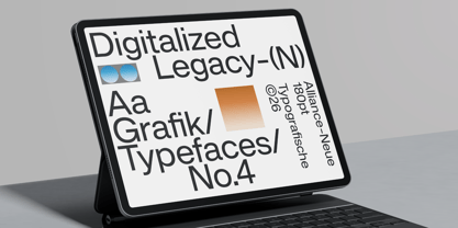 Alliance Neue Font Poster 4
