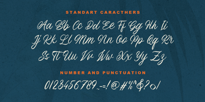 Holiday Record Font Poster 8