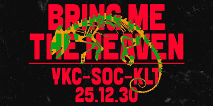 Bosden Font Poster 6