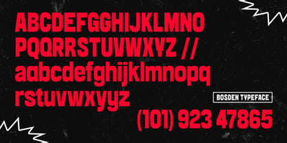 Bosden Font Poster 3