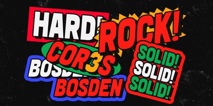 Bosden Font Poster 7