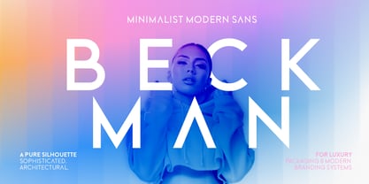 Benn Beckman Font Poster 1