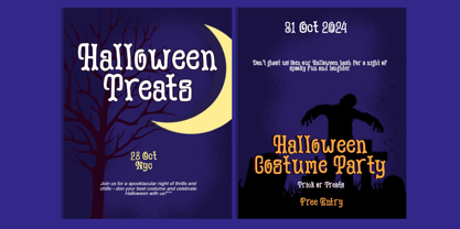 Franken Witch Font Poster 8