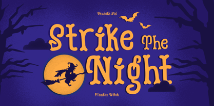 Franken Witch Font Poster 5