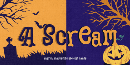 Franken Witch Font Poster 6