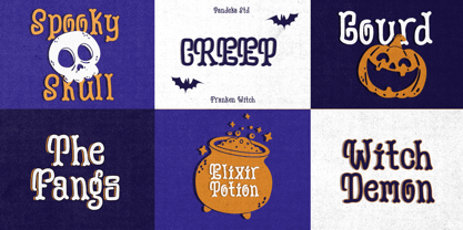 Franken Witch Font Poster 2