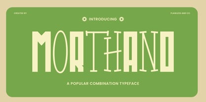 Morthano Font Poster 1