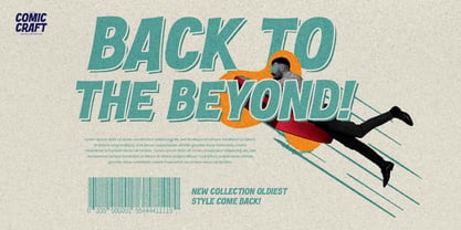 Comic Craft Font Poster 3
