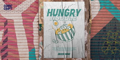 Comic Craft Font Poster 4