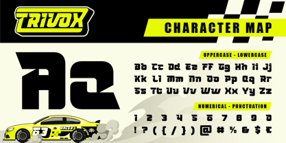 Trivox Font Poster 2