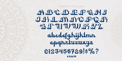 Dzakiyah Font Poster 4