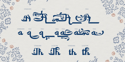 Dzakiyah Font Poster 2