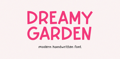 Dreamy Garden Font Poster 1