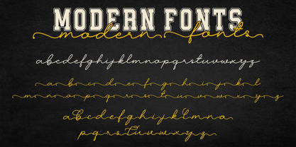 Cursive Holiday Font Poster 14