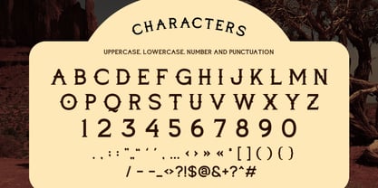 Jagged Spur Font Poster 2