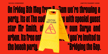 Nichol Font Poster 9