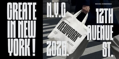 Nichol Font Poster 8