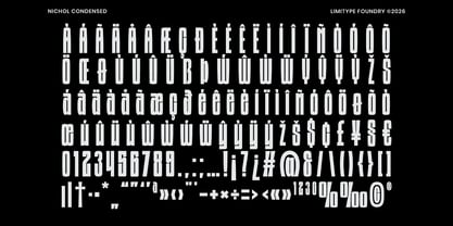 Nichol Font Poster 11