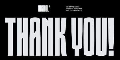Nichol Font Poster 12