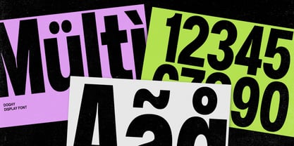 Doghy Font Poster 3