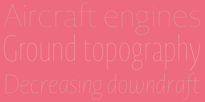 Novel Sans Hair Font Poster 3