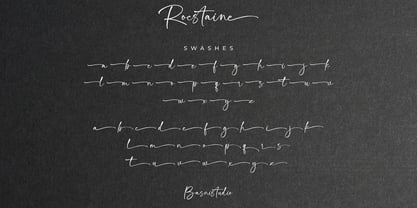Rocstaine Font Poster 12