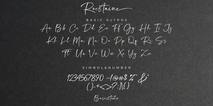 Rocstaine Font Poster 11