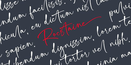 Rocstaine Font Poster 2
