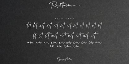 Rocstaine Font Poster 13