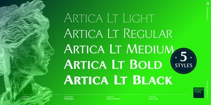 Artica Lt Font Poster 3