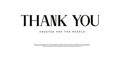 Seganty Font Poster 8