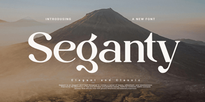 Seganty Font Poster 1