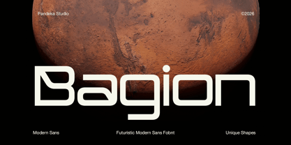 Bagion Font Poster 1