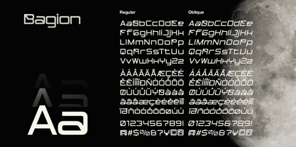 Bagion Font Poster 9