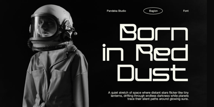 Bagion Font Poster 3