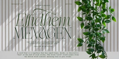 Effidhem Mevagen Font Poster 10