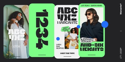 Marcante Font Poster 12