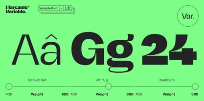 Marcante Font Poster 10