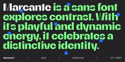 Marcante Font Poster 2