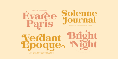 Evorine Font Poster 9