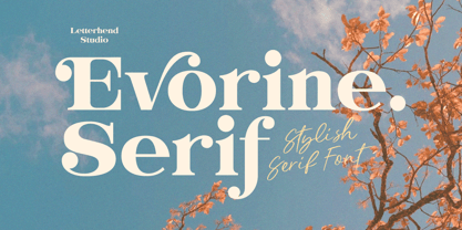 Evorine Font Poster 1